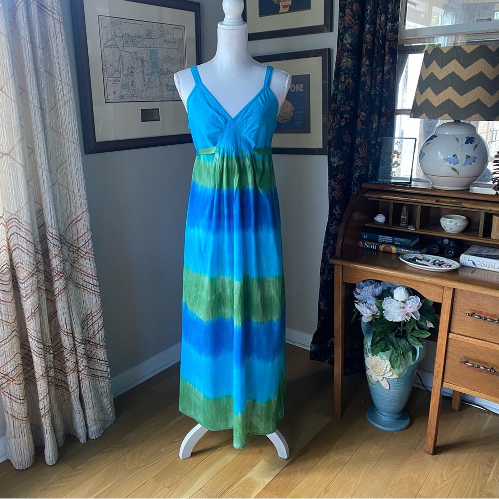 Earth Song tie-dye maxi dress